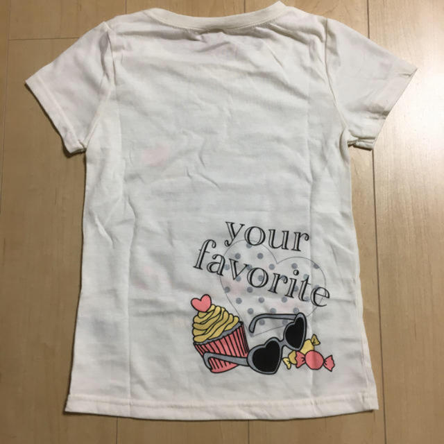 しまむら(シマムラ)のTシャツ 140 しまむら キッズ/ベビー/マタニティのキッズ服女の子用(90cm~)(Tシャツ/カットソー)の商品写真