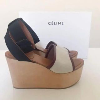 セリーヌ(celine)のCeline ウェッジサンダル(サンダル)