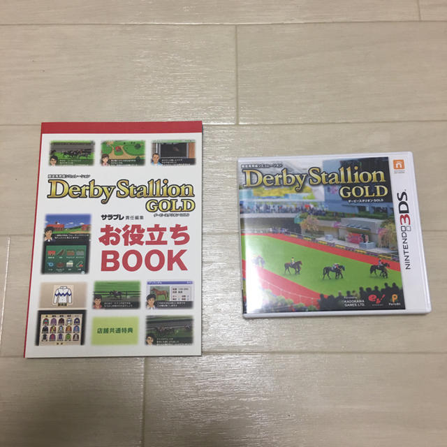 ニンテンドー3DS(ニンテンドー3DS)のダービースタリオン GOLD 3DS book付き エンタメ/ホビーのゲームソフト/ゲーム機本体(携帯用ゲームソフト)の商品写真