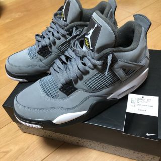 ナイキ(NIKE)の27cm AIR JORDAN 4 RETRO COOL GRAY (スニーカー)