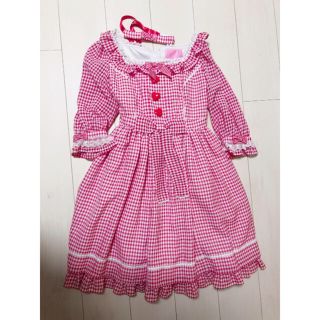 アンジェリックプリティー(Angelic Pretty)のAngelic  Pretty ギンガムチェックワンピース ロリィタ(ひざ丈ワンピース)