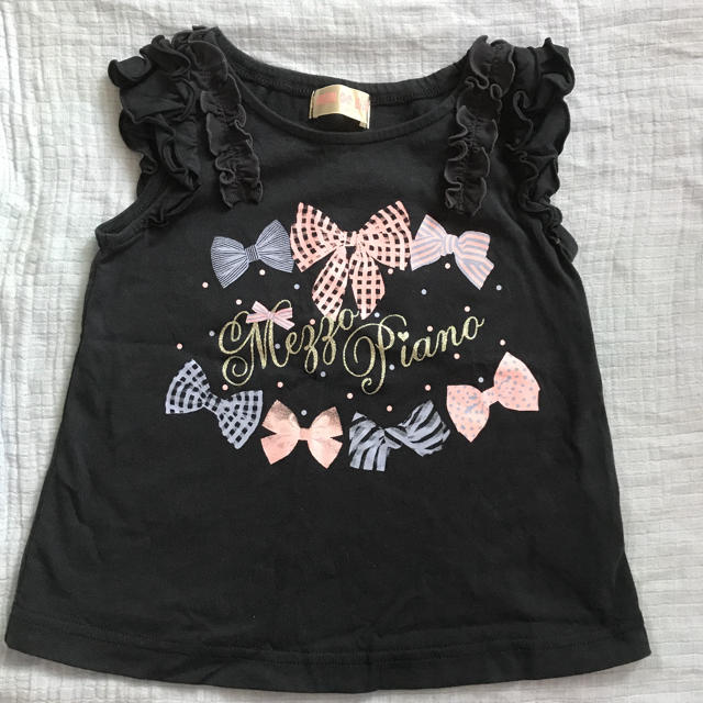 mezzo piano(メゾピアノ)のメゾピアノ タンクトップ 100cm キッズ/ベビー/マタニティのキッズ服女の子用(90cm~)(Tシャツ/カットソー)の商品写真