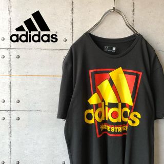 アディダス(adidas)の【激レア】 美品 adidas アディダス デカロゴ Tシャツ(Tシャツ/カットソー(半袖/袖なし))