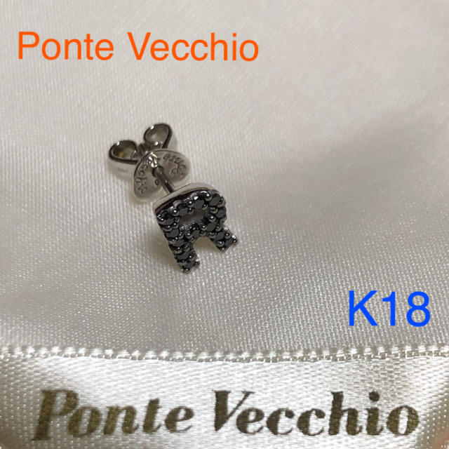 PonteVecchio   Ponte Vecchio ポンテヴェキオ “R”のピアス片方