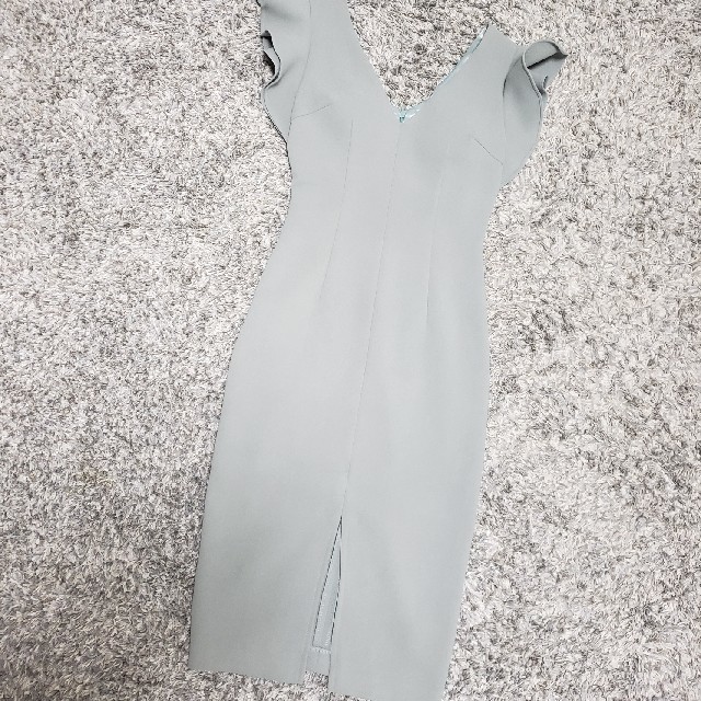韓国 フレアタイトドレス ミントグリーン S レディースのフォーマル/ドレス(ナイトドレス)の商品写真