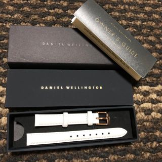 ダニエルウェリントン(Daniel Wellington)のぱる子様専用です！ダニエルウェリントン 白レザー替えベルト28mm用 (腕時計)