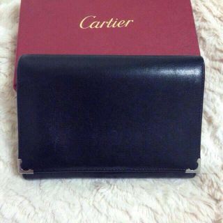 カルティエ(Cartier)の【鑑定済】Cartierの二つ折り財布(財布)