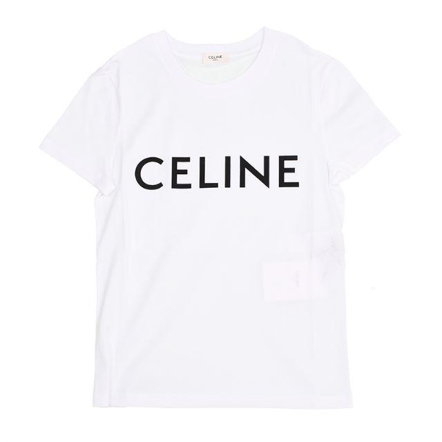 CELINE セリーヌ ホワイト半袖Tシャツ S