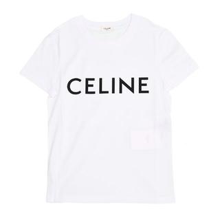 セリーヌ(celine)のCELINE セリーヌ ホワイト半袖Tシャツ S(Tシャツ(半袖/袖なし))