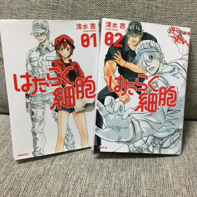 講談社(コウダンシャ)のはたらく細胞 1、2巻 エンタメ/ホビーの漫画(少年漫画)の商品写真