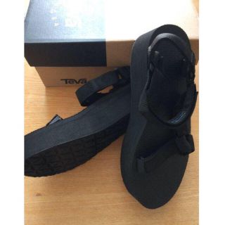 テバ(Teva)のTeva 厚底サンダル 24cm フラットフォーム(サンダル)