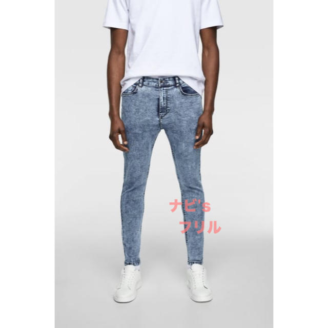 ZARA(ザラ)の新品 完売 ZARA MAN ウルトラ ストレッチ スキニー メンズ 44 34 メンズのパンツ(デニム/ジーンズ)の商品写真