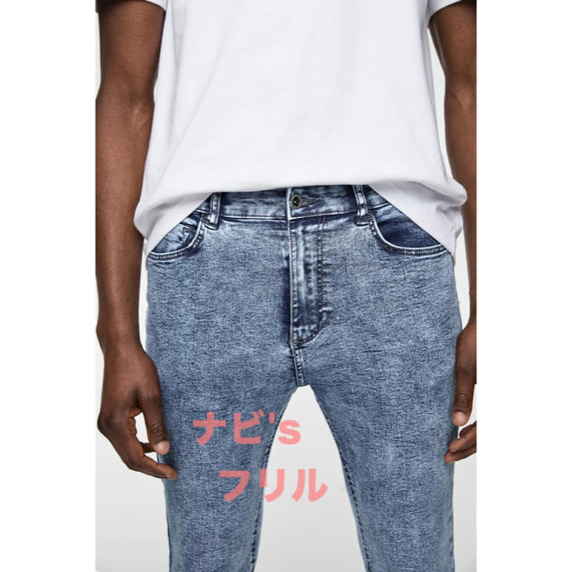 ZARA(ザラ)の新品 完売 ZARA MAN ウルトラ ストレッチ スキニー メンズ 44 34 メンズのパンツ(デニム/ジーンズ)の商品写真