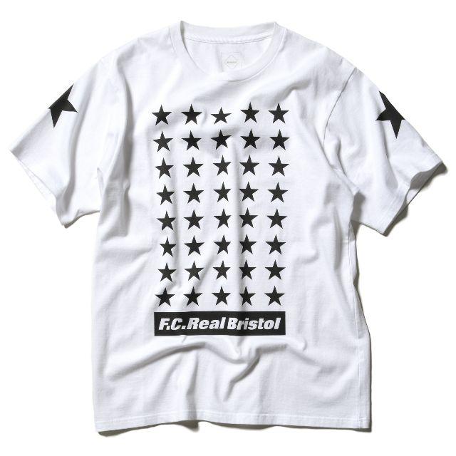 FCRB 19AW 42 STARS TEE ホワイトL スター Tシャツ