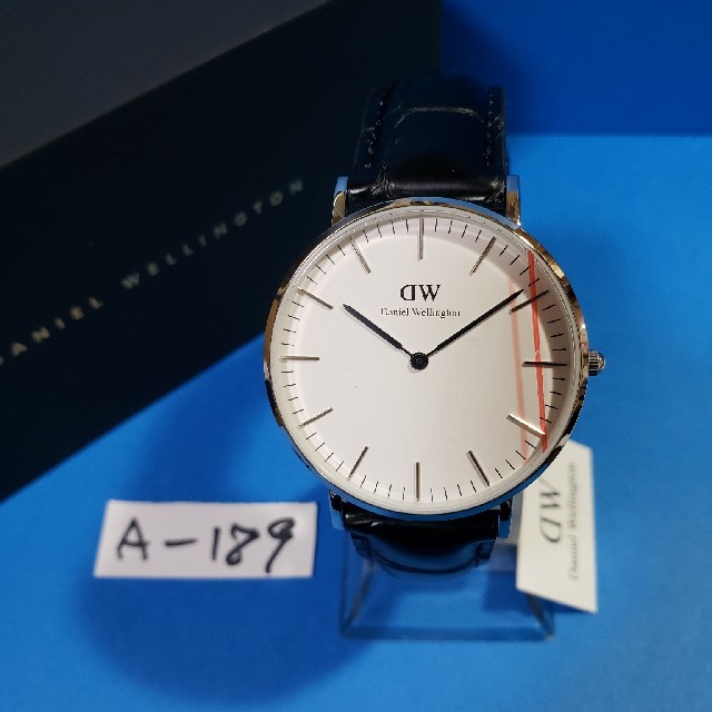 Daniel Wellington(ダニエルウェリントン)のA-189新品36mm❤ダニエルウェリントン♥メンズ(白)♥激安価格♥送料無料❤ メンズの時計(腕時計(アナログ))の商品写真