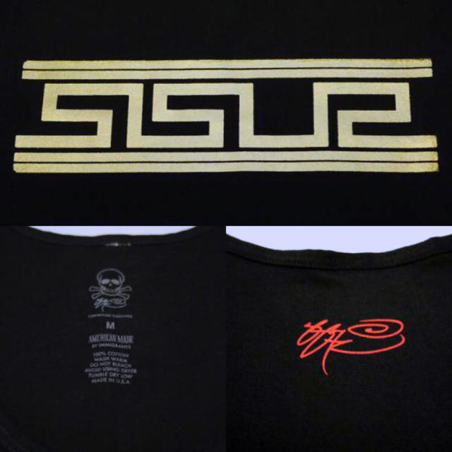 SSUR(サー)のSSUR KEY DESIGN TANK TOP GOLD 箔プリント 黒 サー メンズのトップス(タンクトップ)の商品写真