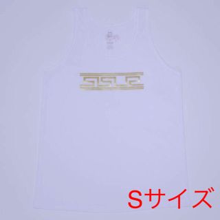 サー(SSUR)のSSUR KEY DESIGN TANK TOP GOLD 箔プリント 白 サー(タンクトップ)