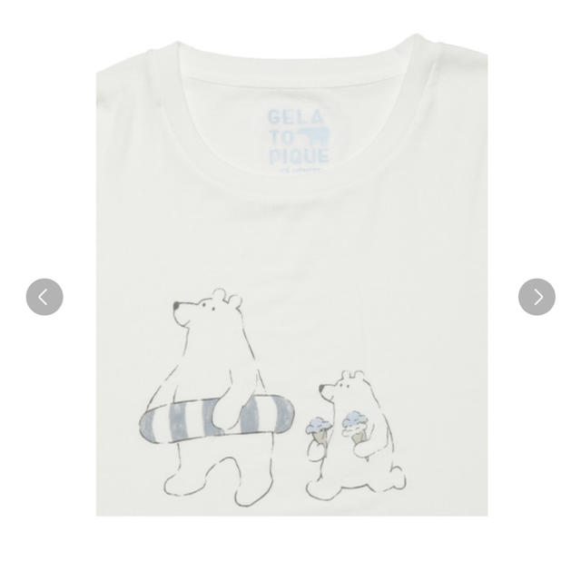 gelato pique(ジェラートピケ)のジェラードピケ シロクマ Tシャツ メンズのトップス(Tシャツ/カットソー(半袖/袖なし))の商品写真