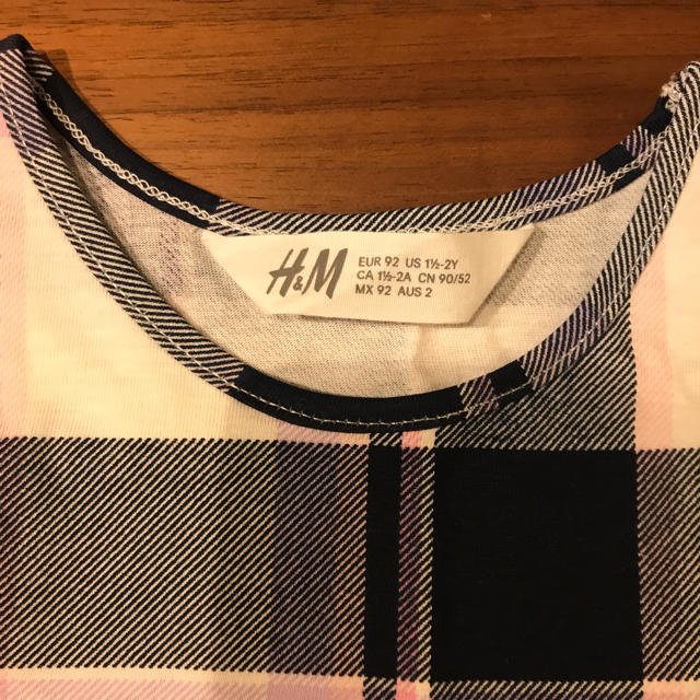 H&M(エイチアンドエム)のH&M  キッズ  ワンピース キッズ/ベビー/マタニティのキッズ服女の子用(90cm~)(ワンピース)の商品写真