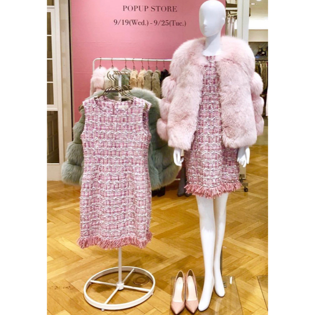 EmiriaWiz💗即完売💗マリアケントツイードワンピース 新品タグ付き EmiriaWiz💗即完売💗マリアケントツイードワンピース 新品タグ付き