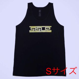 サー(SSUR)のSSUR KEY DESIGN TANK TOP GOLD 箔プリント 黒 サー(タンクトップ)