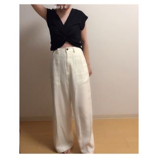 ザラ(ZARA)の[ZARA] フロントノット ニット トップス タンクトップ(タンクトップ)