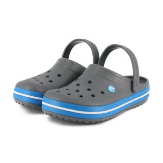 クロックス(crocs)のクロックス 26cm チャコールグレー ブルー ビーチサンダル クロスライト(サンダル)