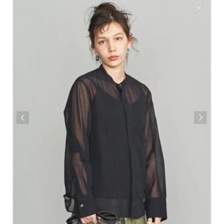 ビューティアンドユースユナイテッドアローズ(BEAUTY&YOUTH UNITED ARROWS)のビューティー＆ユース  コットンオーガンジー  シアーシャツ(シャツ/ブラウス(長袖/七分))