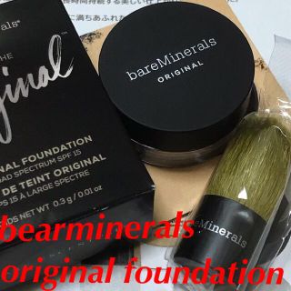 ベアミネラル(bareMinerals)の箱入り新品💫ベアミネラル♡オリジナルファンデーション＆ミニ ブキブラシ セット(ファンデーション)