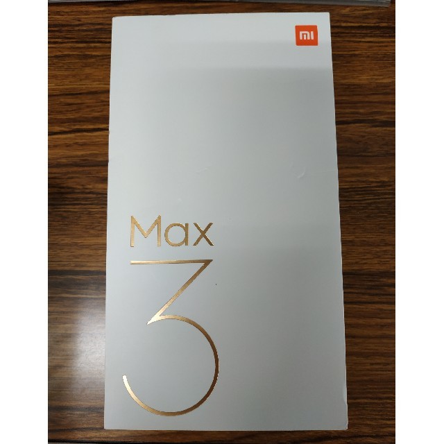 新品 6.9インチ Mi Max 3 ブラック 4/64GB グローバルROM