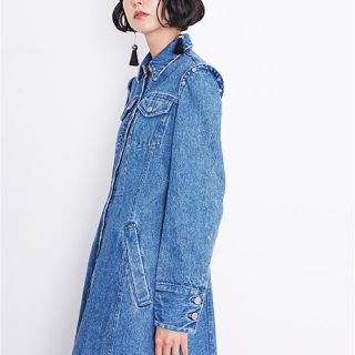 マメ(mame)のyuyu様専用　akira naka ☆ 18AW denim dress(ロングワンピース/マキシワンピース)