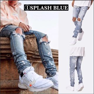 フィアオブゴッド(FEAR OF GOD)の【新品未使用】M1 ストレッチ デニム splash blue 29サイズ(デニム/ジーンズ)