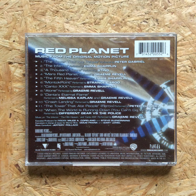 OST Red Planet エンタメ/ホビーのCD(映画音楽)の商品写真