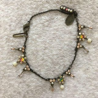 箱付Michal Negrin ミハエルネグリン ブレスレット ピーチクリーム系