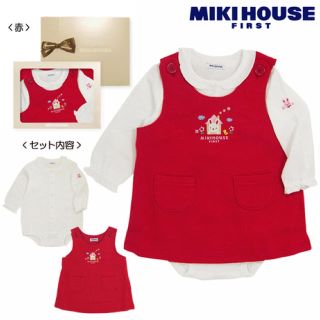 ミキハウス(mikihouse)のミキハウスファースト ブラウス＆ワンピースセット(ワンピース)