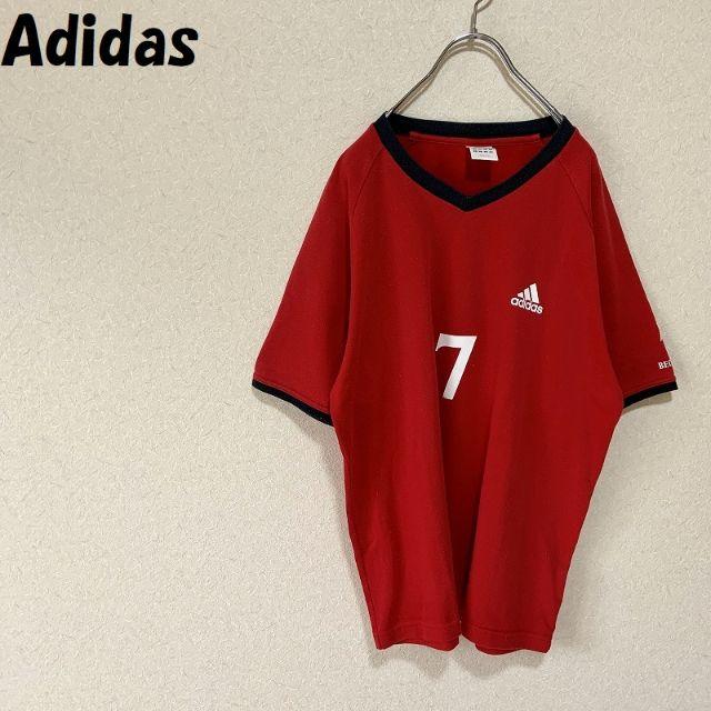 adidas(アディダス)の【人気】Adidas/アディダス BECKHAM ベッカム Tシャツ サイズL メンズのトップス(Tシャツ/カットソー(半袖/袖なし))の商品写真