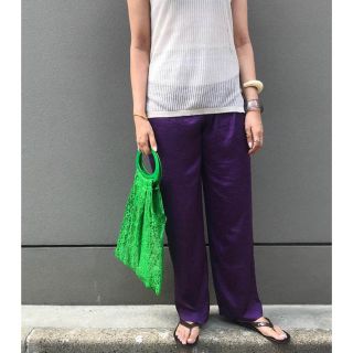 トゥデイフル(TODAYFUL)のTODAYFUL Silkete Rough Pants  (カジュアルパンツ)