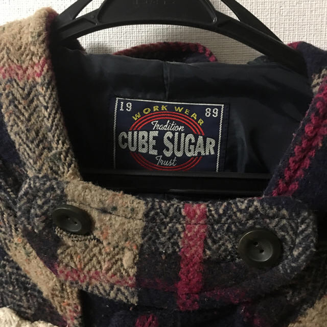 CUBE SUGAR(キューブシュガー)のキューブシュガー ダッフルコート レディースのジャケット/アウター(ダッフルコート)の商品写真