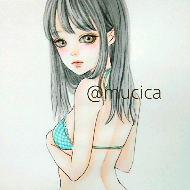 激安 ポストカード オリジナル 原画 手描きイラスト 絵画+タペストリー