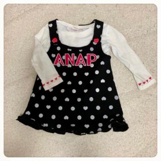 アナップキッズ(ANAP Kids)のワンピース・カットソーセット 100cm(ワンピース)