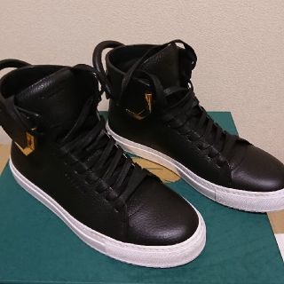 クリスチャンルブタン(Christian Louboutin)のBuscemi ブシェミ スニーカー ハイカット 黒(スニーカー)