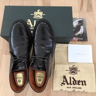 オールデン(Alden)のALDEN 1339 バーガンディー 8 オールデン コードバン 極上品(ブーツ)