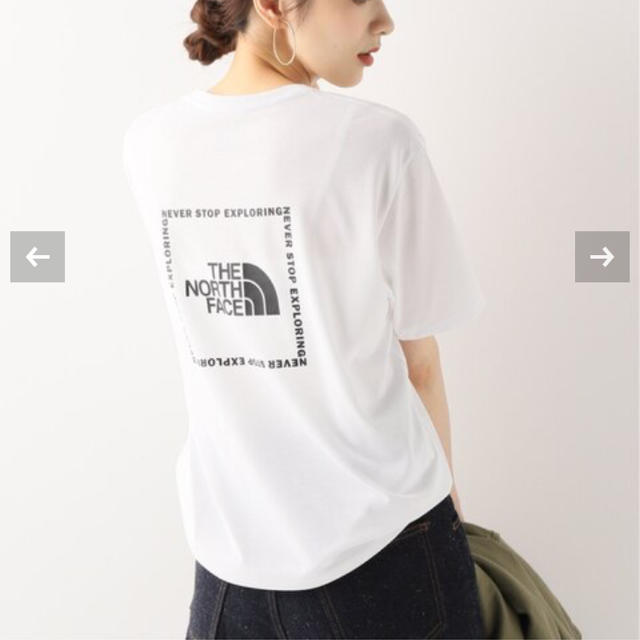 FRAMeWORK(フレームワーク)のframe work購入✨THE NORTH FACE ロゴTシャツ ホワイト レディースのトップス(Tシャツ(半袖/袖なし))の商品写真