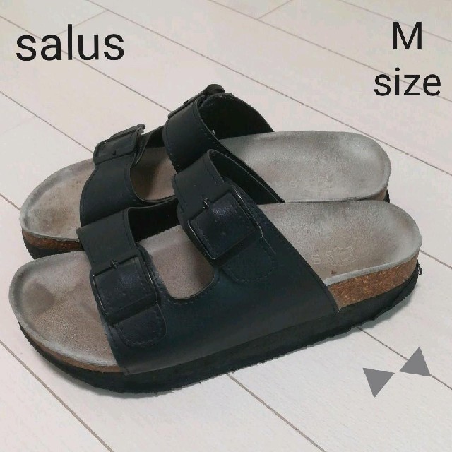 salus(サルース)の♡値下げ♡salus 厚底 サンダル ブラック＊M＊  レディースの靴/シューズ(サンダル)の商品写真