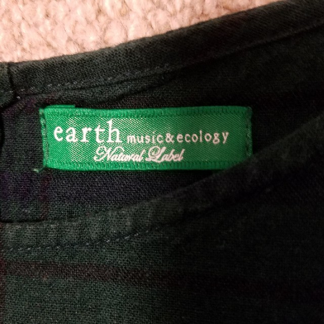 earth music & ecology(アースミュージックアンドエコロジー)のearth  チュニック（グリーン） レディースのトップス(チュニック)の商品写真