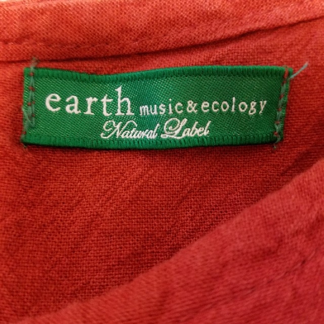 earth music & ecology(アースミュージックアンドエコロジー)のearth  チュニック（レッド） レディースのトップス(チュニック)の商品写真