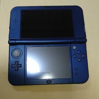 ニンテンドー3DS(ニンテンドー3DS)の【インカメラ故障】New 3DS LL メタリックブルー(携帯用ゲーム機本体)