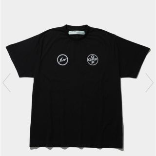 オフホワイト(OFF-WHITE)のOFF-WHITE FRAGMENT CEREAL Tシャツ 黒Mサイズ(Tシャツ/カットソー(半袖/袖なし))