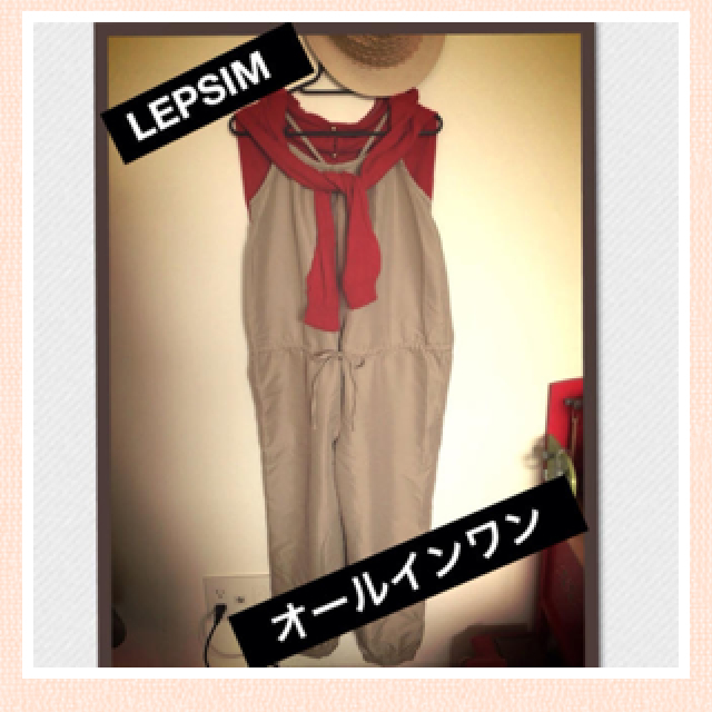 LEPSIM(レプシィム)の8月１５日までお取り置き レディースのパンツ(オールインワン)の商品写真