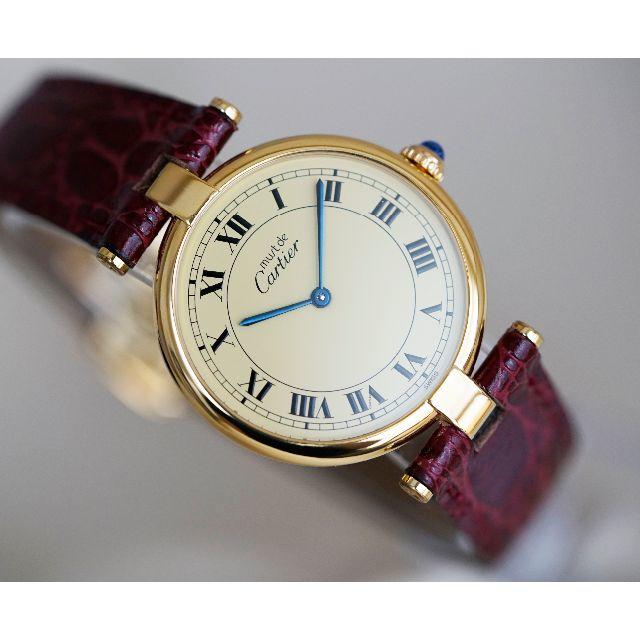 美品 カルティエ マスト ヴァンドーム アイボリー LM Cartier